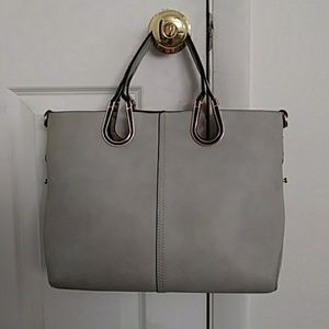 Gray Handbag